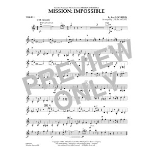 Mission: Impossible Theme - Violin 1